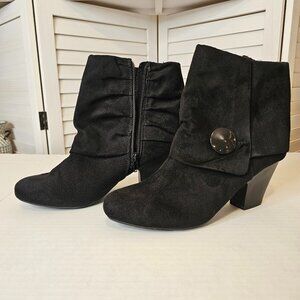 Covington Size 10 Black Fabric Bootie